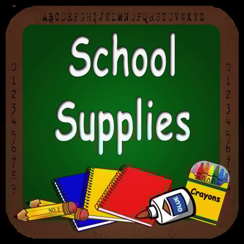 School supply lists