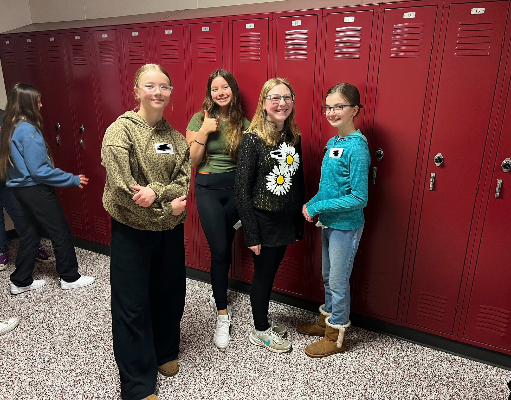 Visiting the middle school