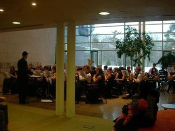 Performing at Children's Hospital 4