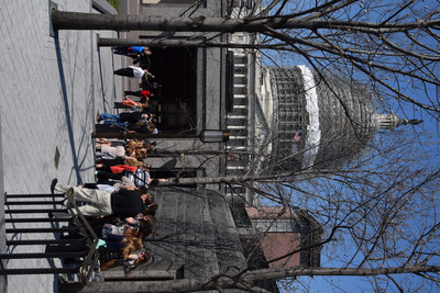 entering visitor center